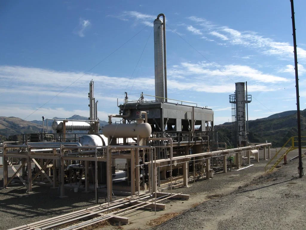 Equipos industriales de tratamiento de gas natural